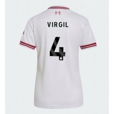 Liverpool Virgil van Dijk #4 Bortedrakt Kvinner 2026-27 Kortermet